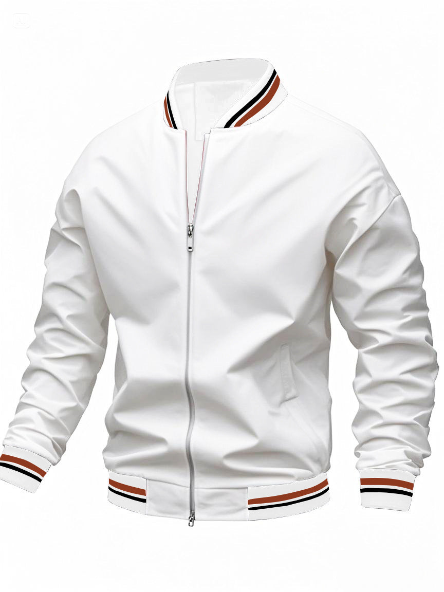 Fiorino® | Men’s Bomber Jacket With Striped Edges