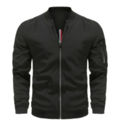 Florentino® | Men’s Bomber Jacket With Zip Front Design