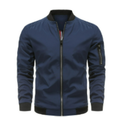 Florentino® | Men’s Bomber Jacket With Zip Front Design
