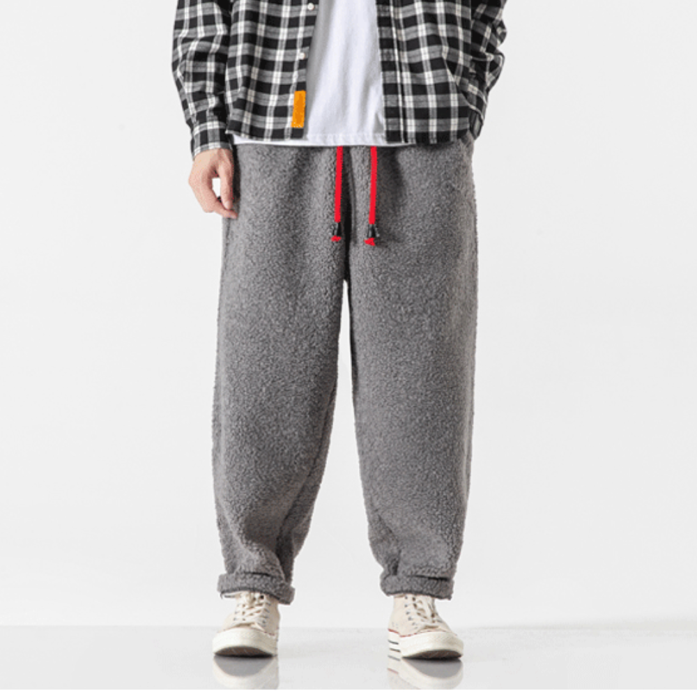 Suetonio® | Loose-fitting fleece trousers for men