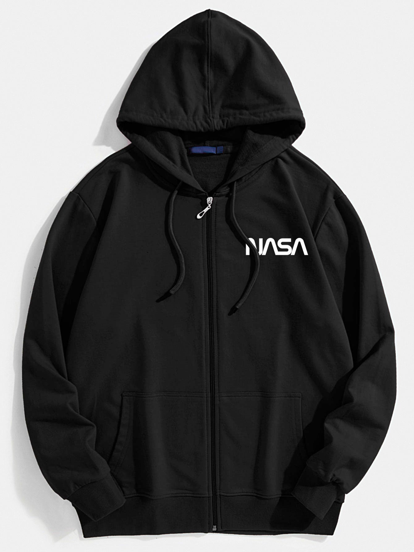 Nash | Nasa Print Zip Through Hoodie