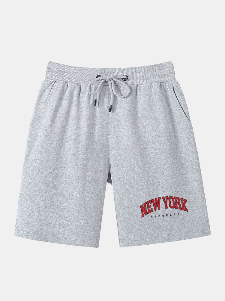 Barlaam® | New York Print Mid Length Shorts