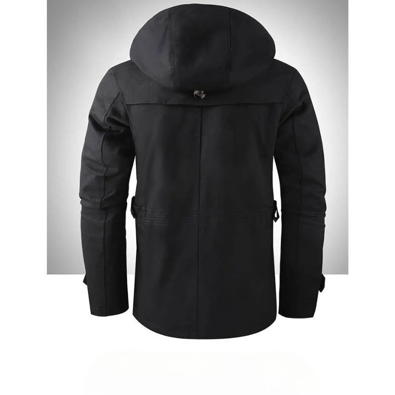 Pascual | Men's Winter Coat Long - Waterproof with Hood and Practical Pockets
