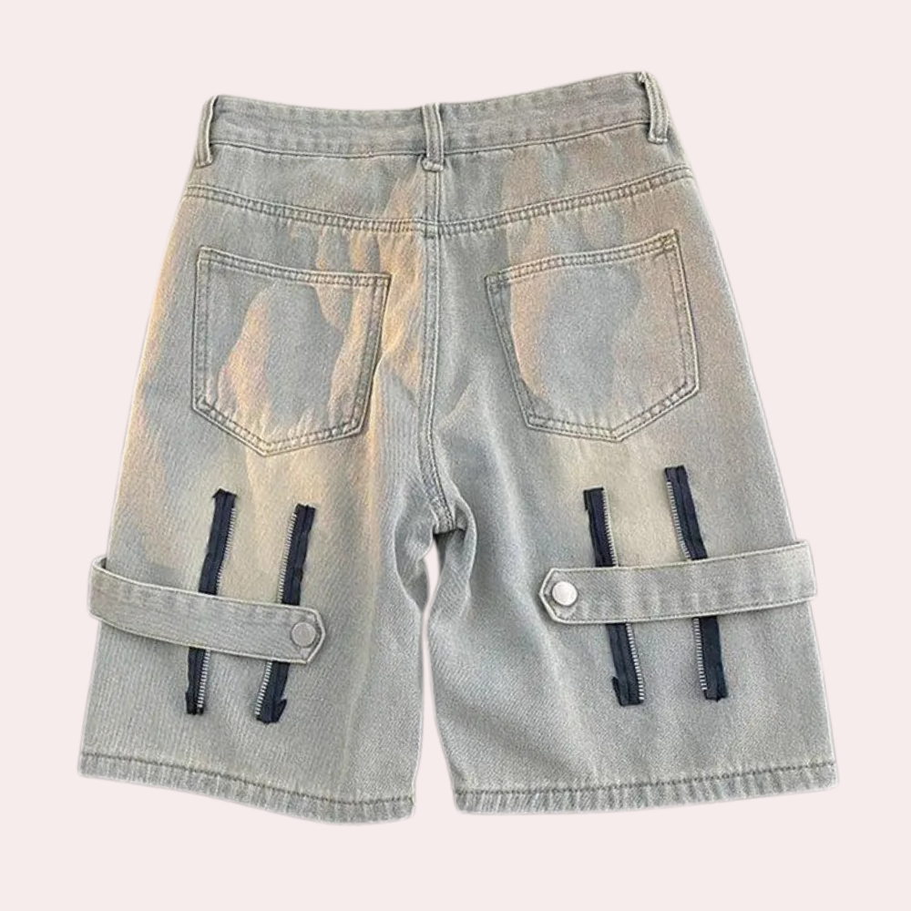 Valeriano® | Casual summer denim shorts for men