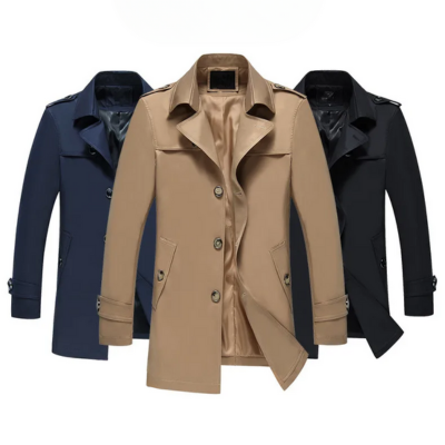 Oz | Men's transitional coat - Elegant classic with a slim cut