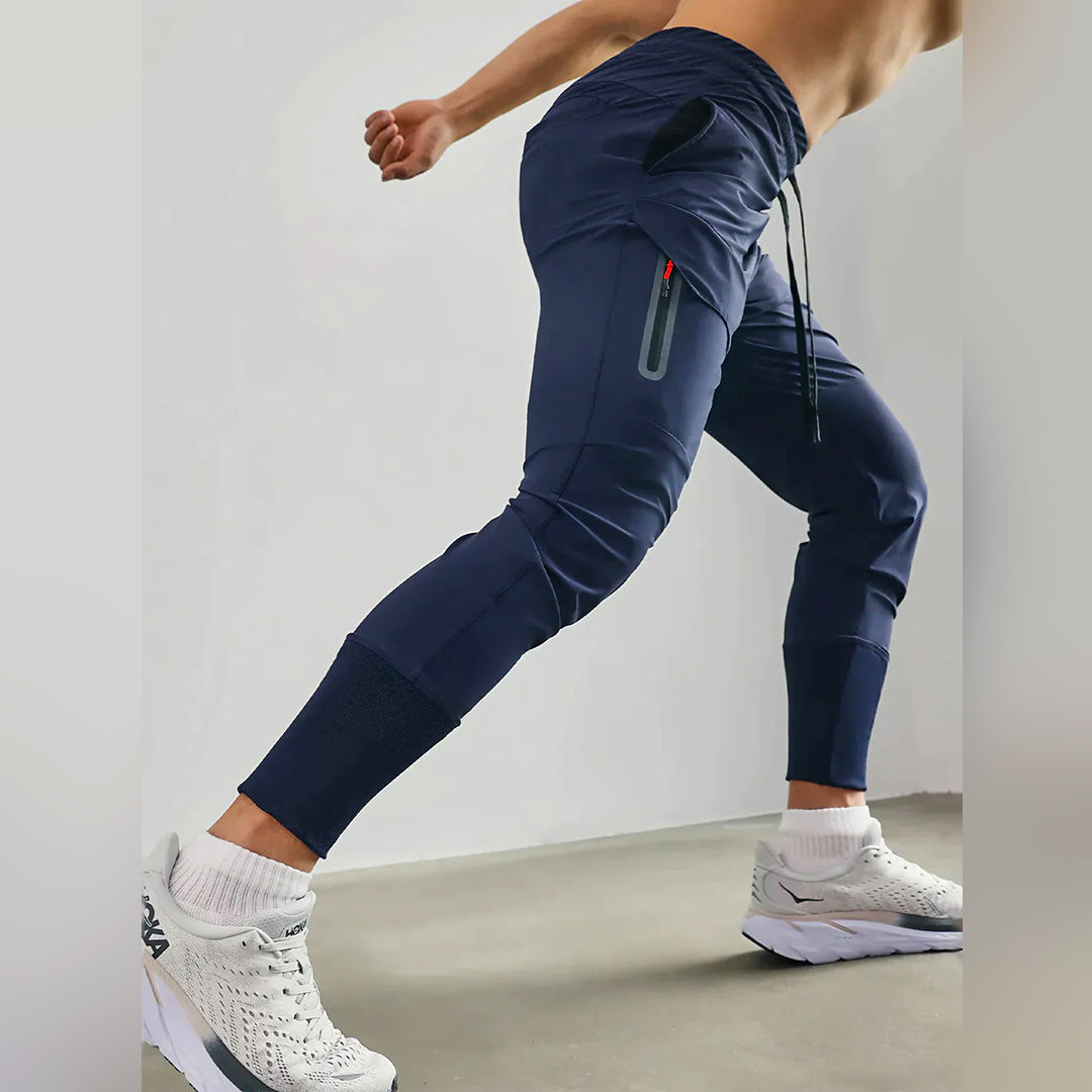 Sabino® | Gray Slim-Fit Sports Trousers