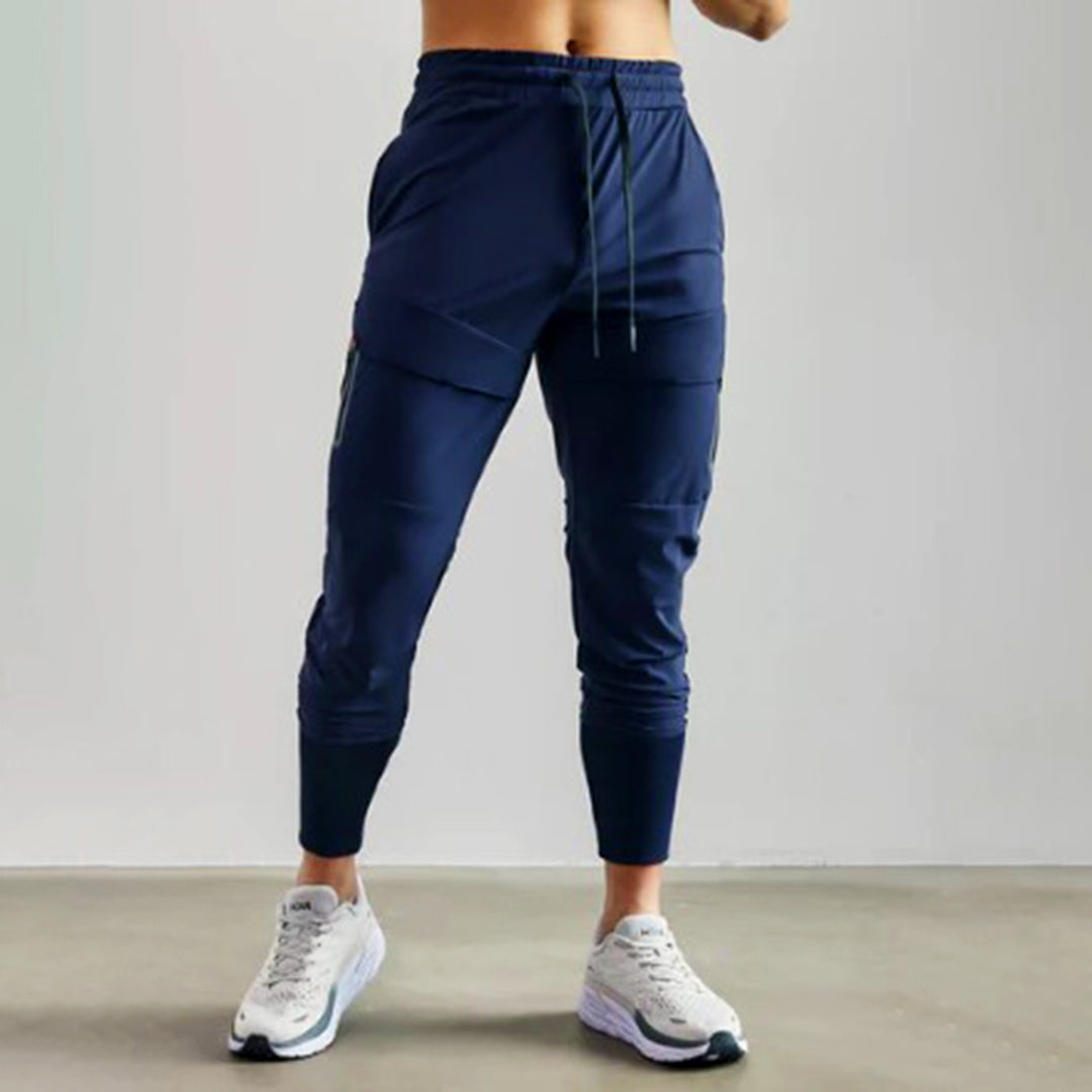 Sabino® | Gray Slim-Fit Sports Trousers