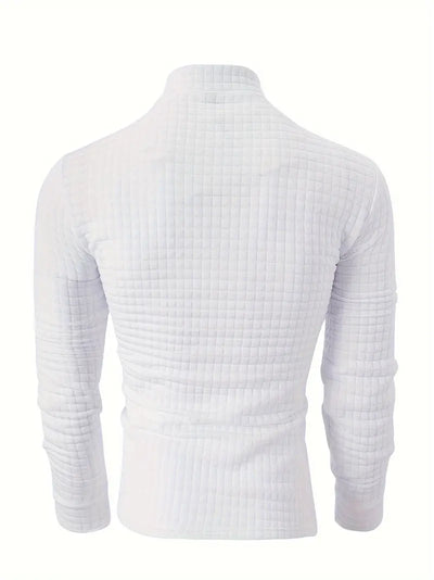 Dougal® | Casual Turtleneck Long-Sleeved Shirt With Zipper