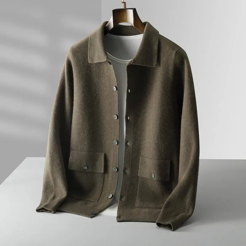Amjad® | Cashmere Button Vest