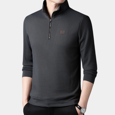Victoriano® | Elegant men's T-shirt with partial zip
