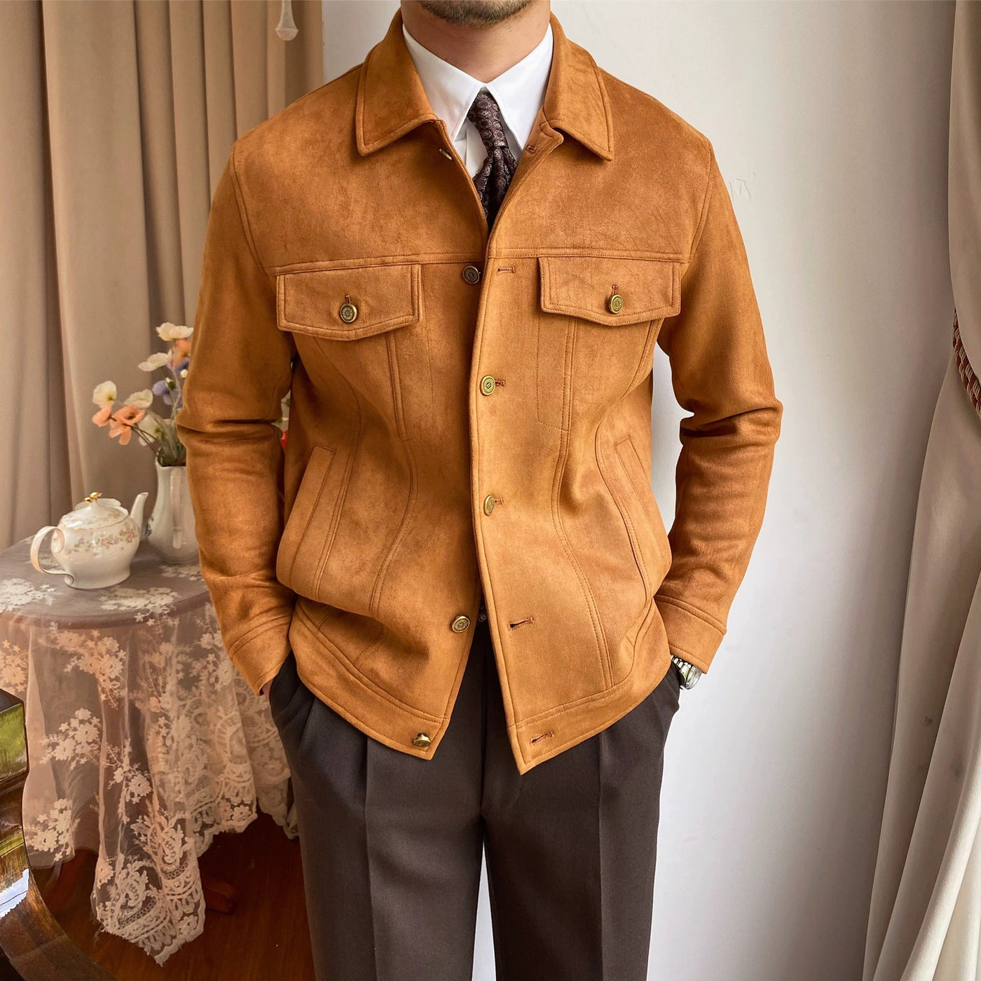 Abdul® | Suede Utility Jacket