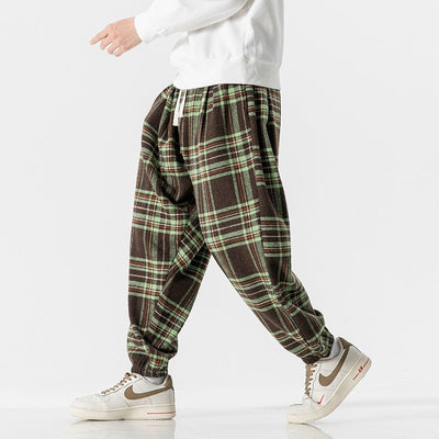 Anacleto® | Plaid Joggers