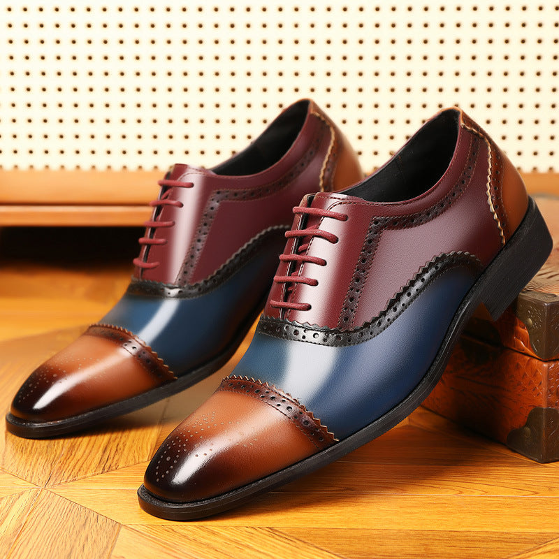 Andrés® | Kensington Leather Brogue Dress Shoes