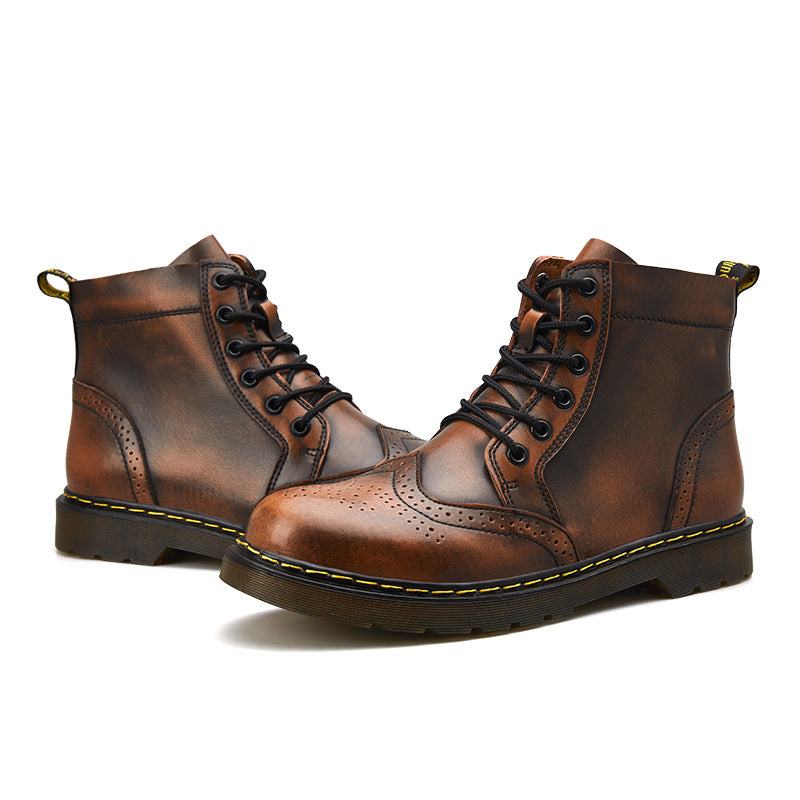 Benito® | Apollo Leather Brogue Boots