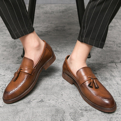 Eugenio® | Genuine Leather Tassel Loafers