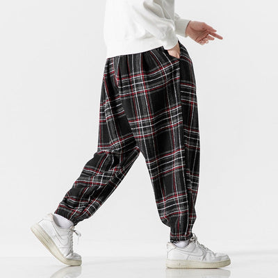 Anacleto® | Plaid Joggers