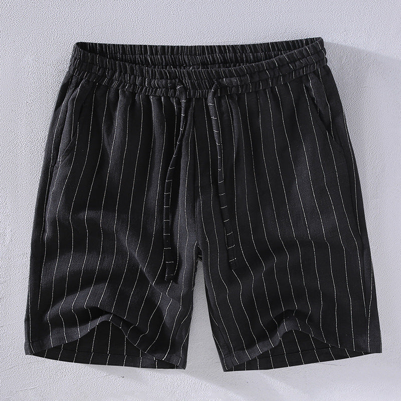 Jerónimo® | Linen Pinstripe Shorts