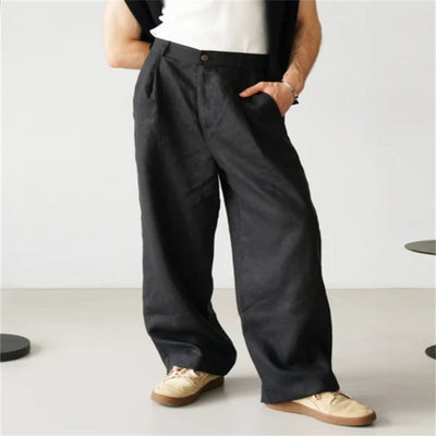 Jerry | Wide-leg linen pants