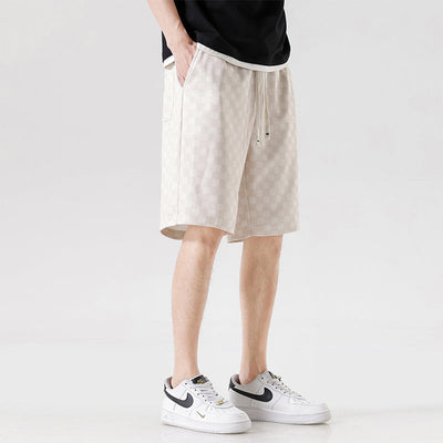 Fulgencio® | Checkered Corduroy Shorts