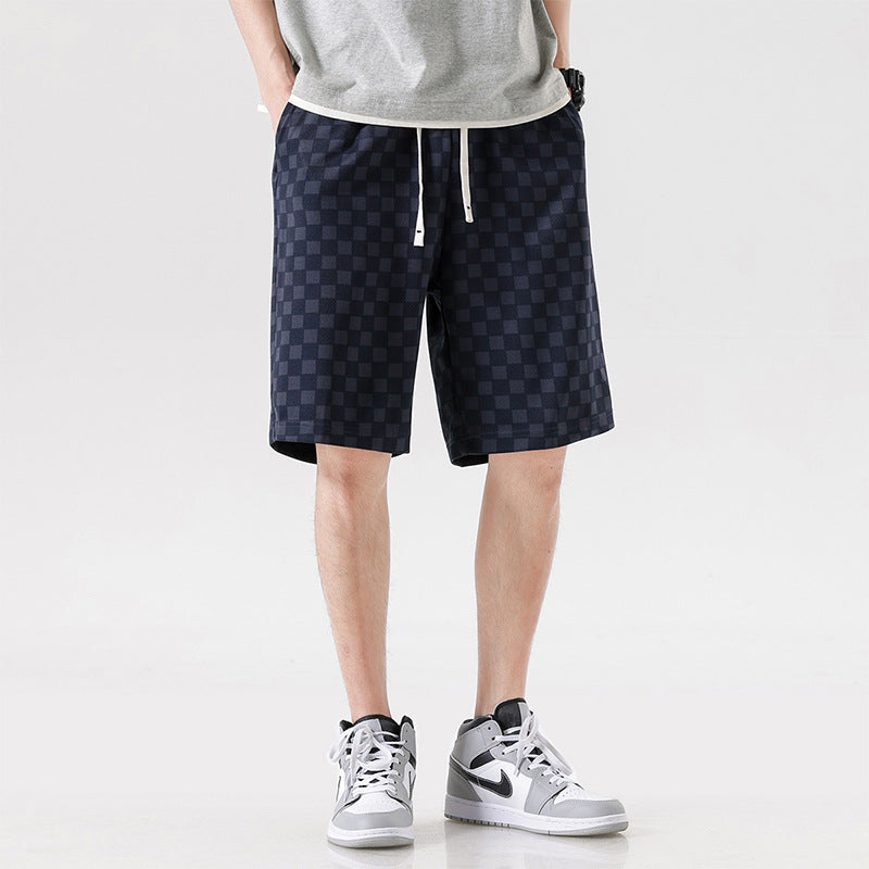 Fulgencio® | Checkered Corduroy Shorts