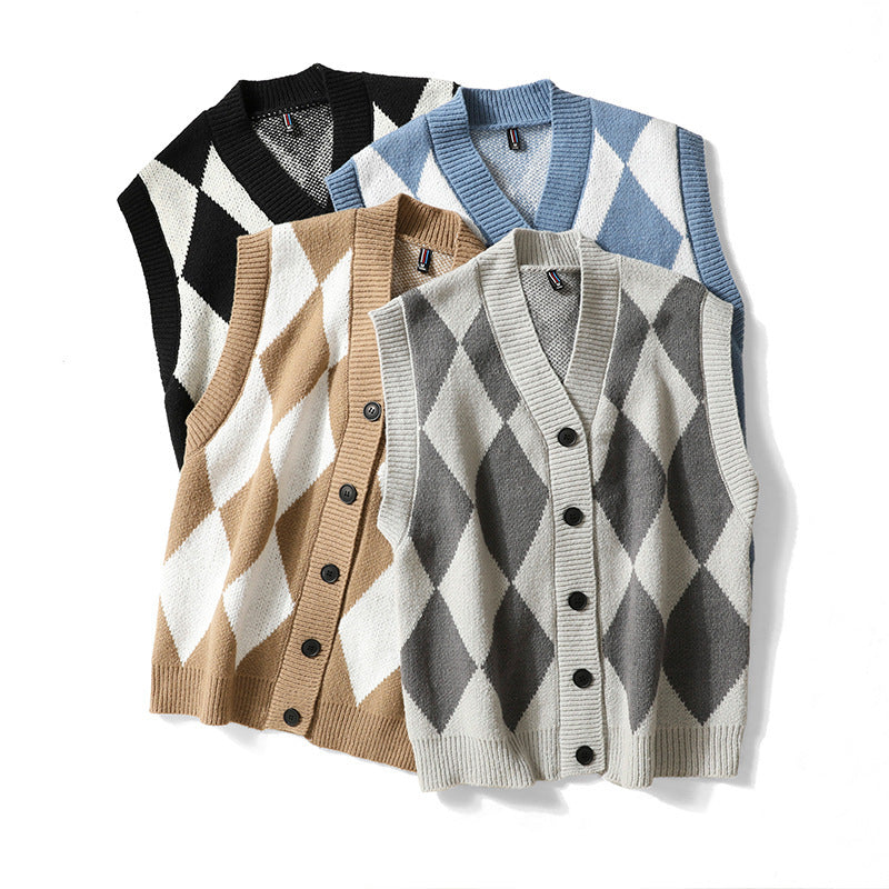 Brígido® | Argyle Wool Vest