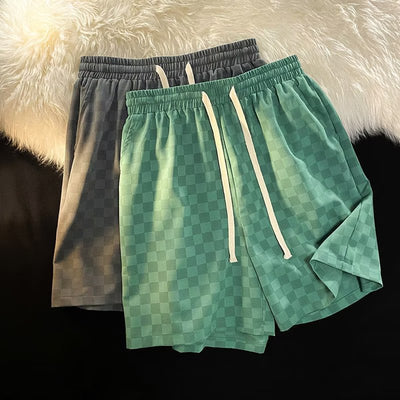 Fulvio® | Checkered Corduroy Shorts