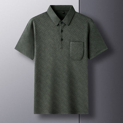 Isaías® | Premium Geometric Polo Shirt