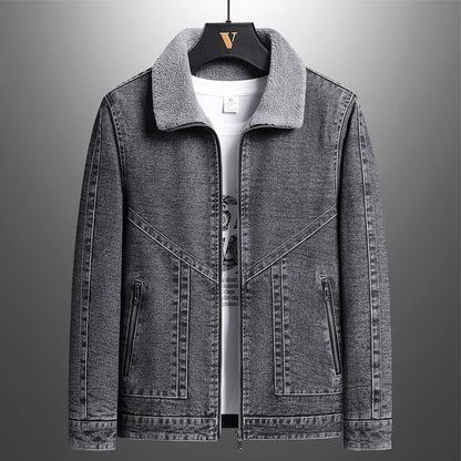 Cándido® | Boston Denim Sherpa Jacket