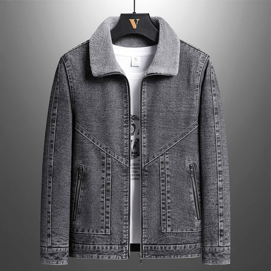 Cándido® | Boston Denim Sherpa Jacket
