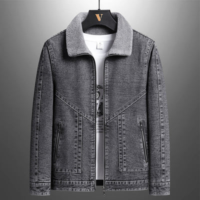 Cándido® | Boston Denim Sherpa Jacket