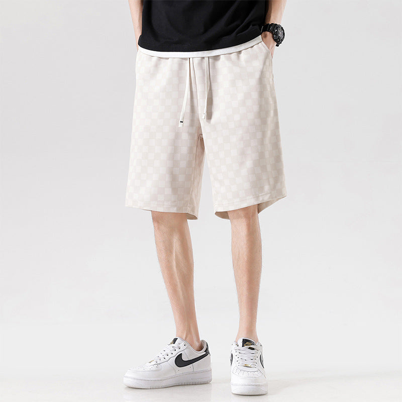 Fulgencio® | Checkered Corduroy Shorts