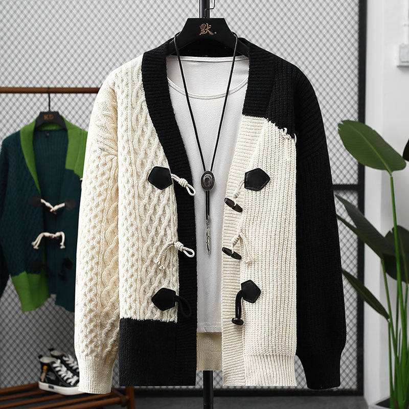 Filemón® | Patchwork Knit Cardigan