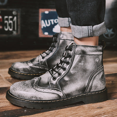 Benito® | Apollo Leather Brogue Boots