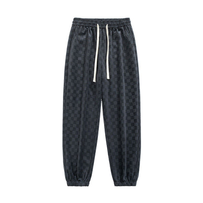 Gabino® | Checkered Corduroy Sweatpants