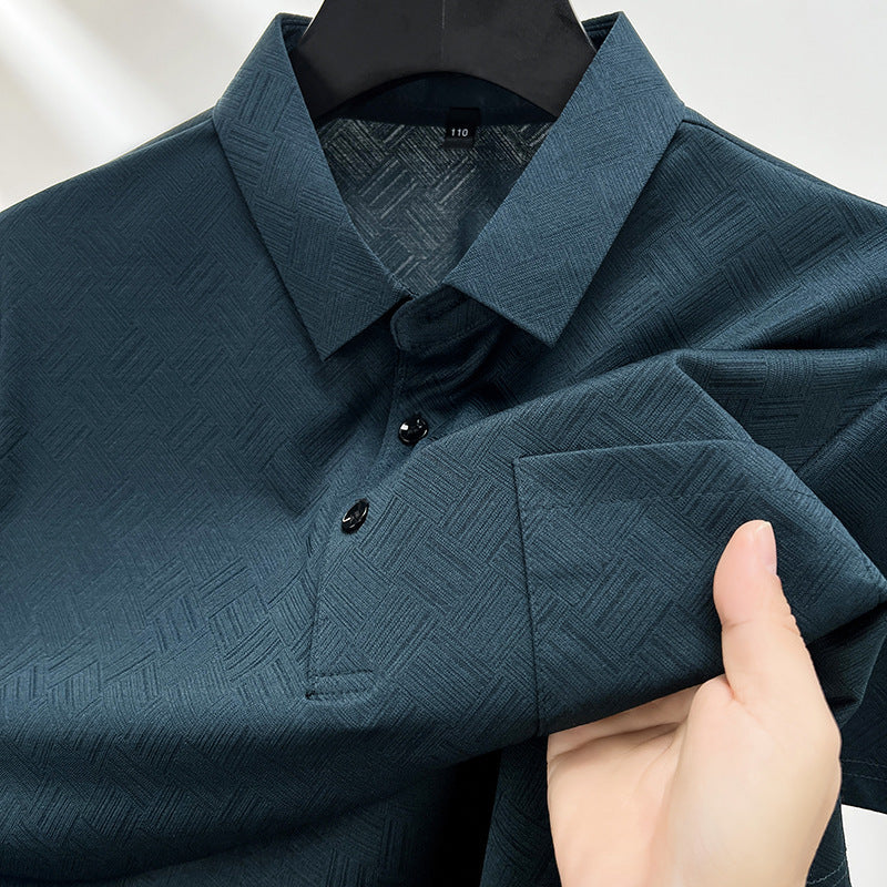 Isaías® | Premium Geometric Polo Shirt