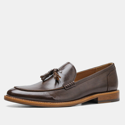Urian® | Genuine Leather Tassel Loafers