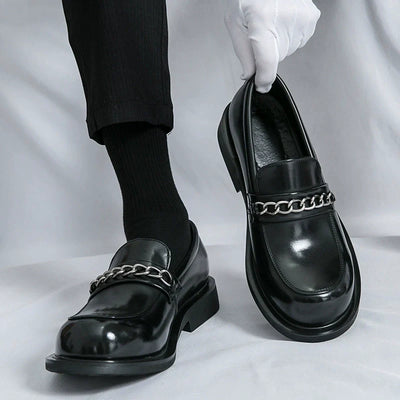 Iván® | Belvedere Chain Leather Loafers