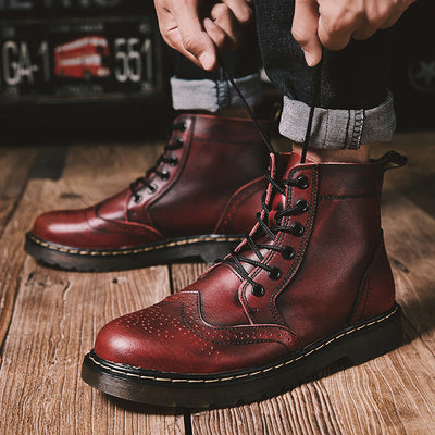 Benito® | Apollo Leather Brogue Boots