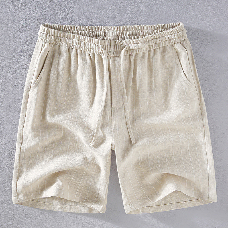 Jerónimo® | Linen Pinstripe Shorts