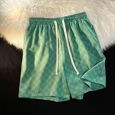 Fulvio® | Checkered Corduroy Shorts