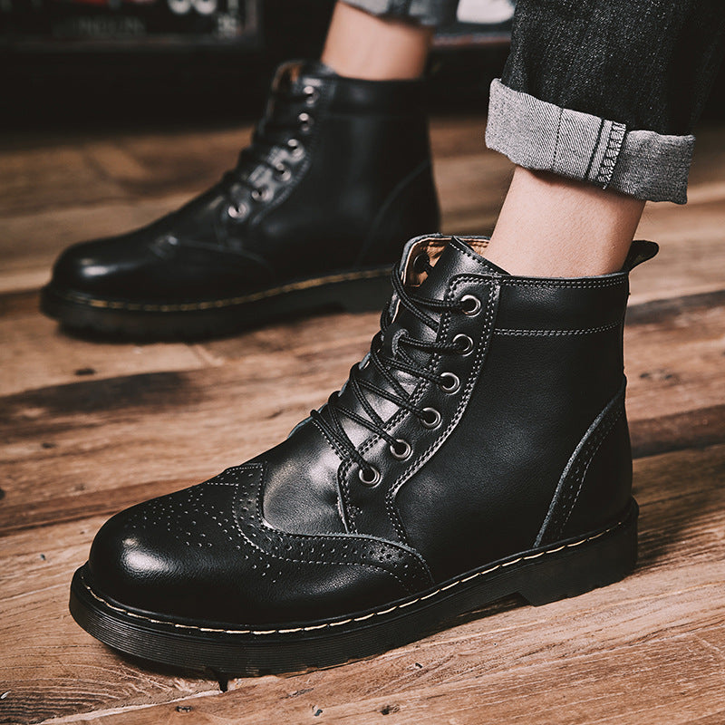 Benito® | Apollo Leather Brogue Boots