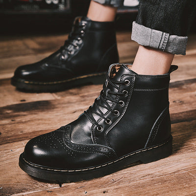 Benito® | Apollo Leather Brogue Boots