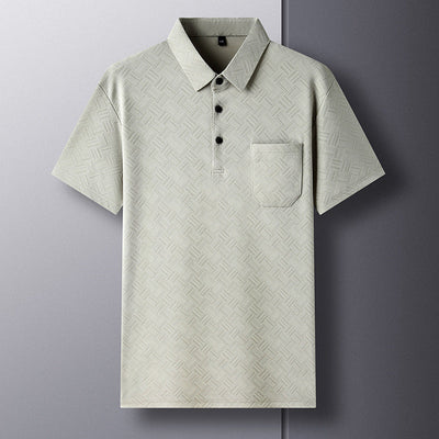 Isaías® | Premium Geometric Polo Shirt