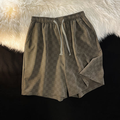Fulvio® | Checkered Corduroy Shorts