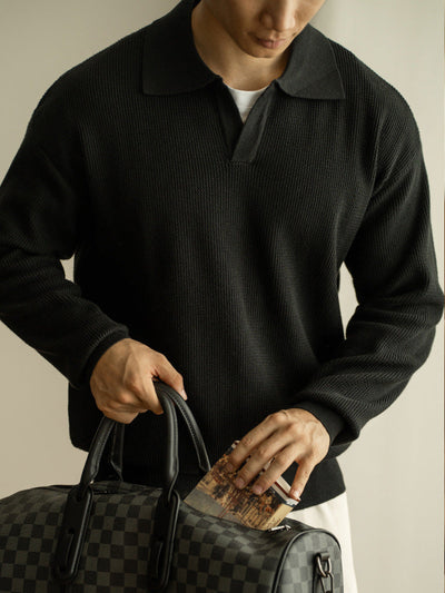 Abner® | Textured Cable Knit Sweater