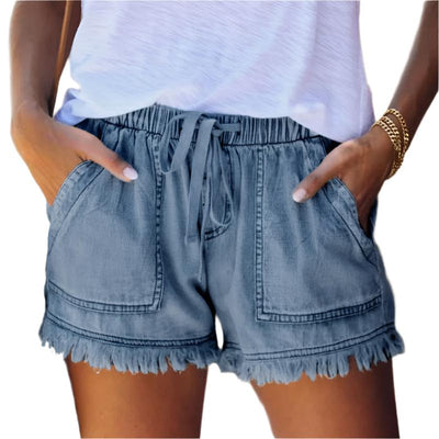 Preston® | Luxury High-Waist Denim Shorts