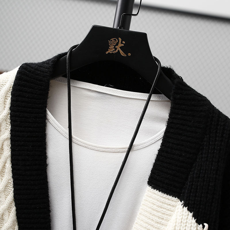 Filemón® | Patchwork Knit Cardigan