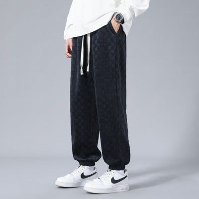 Gabino® | Checkered Corduroy Sweatpants