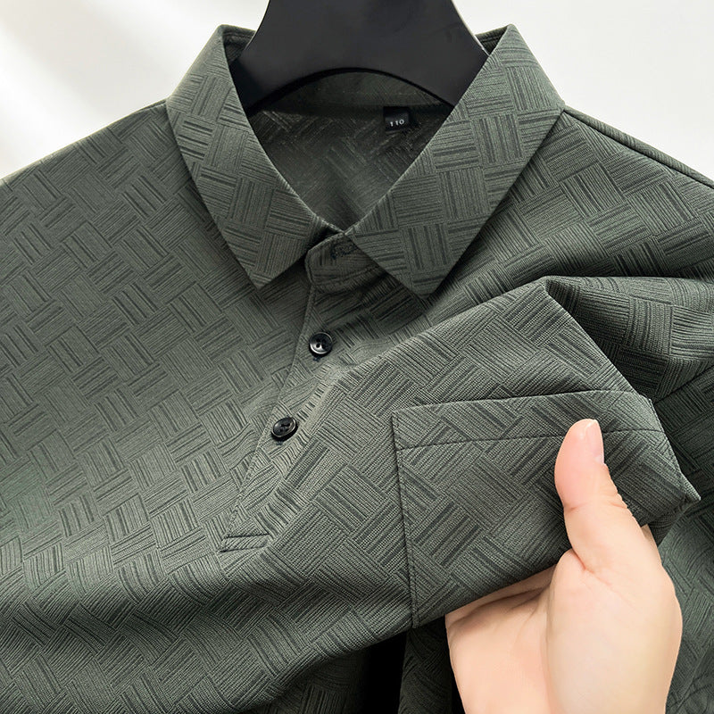 Isaías® | Premium Geometric Polo Shirt