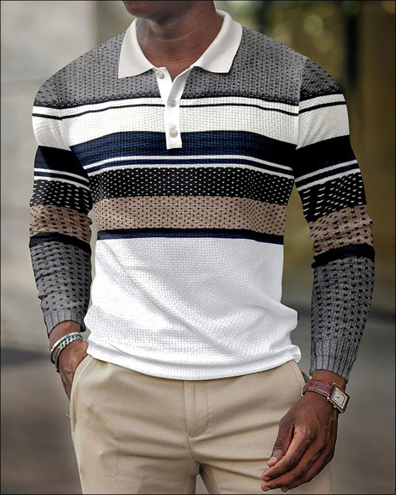 Edward® | Long Sleeve Polo Shirt
